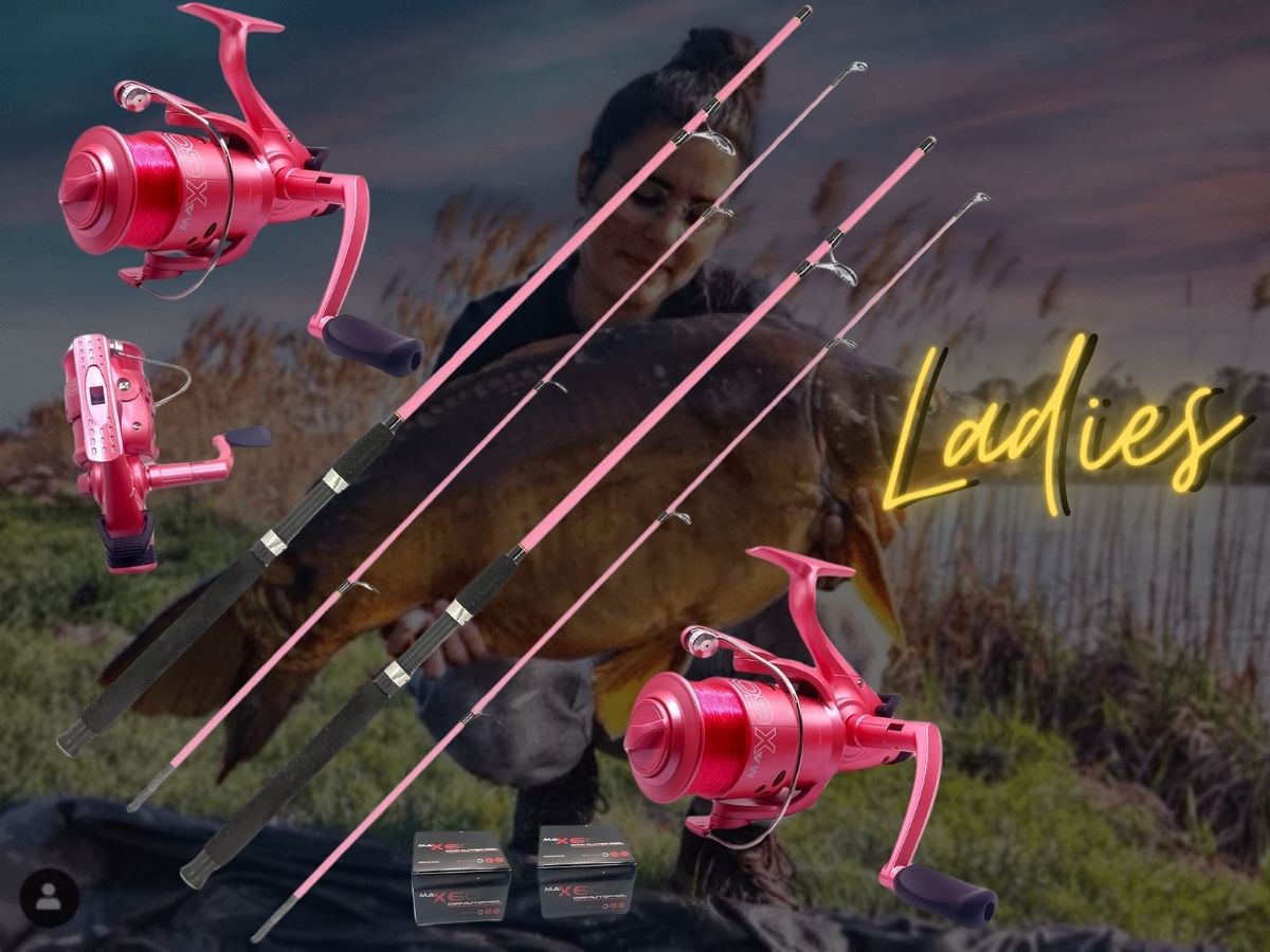 ONE FOR THE LADIES PINK RODS & REELS X2