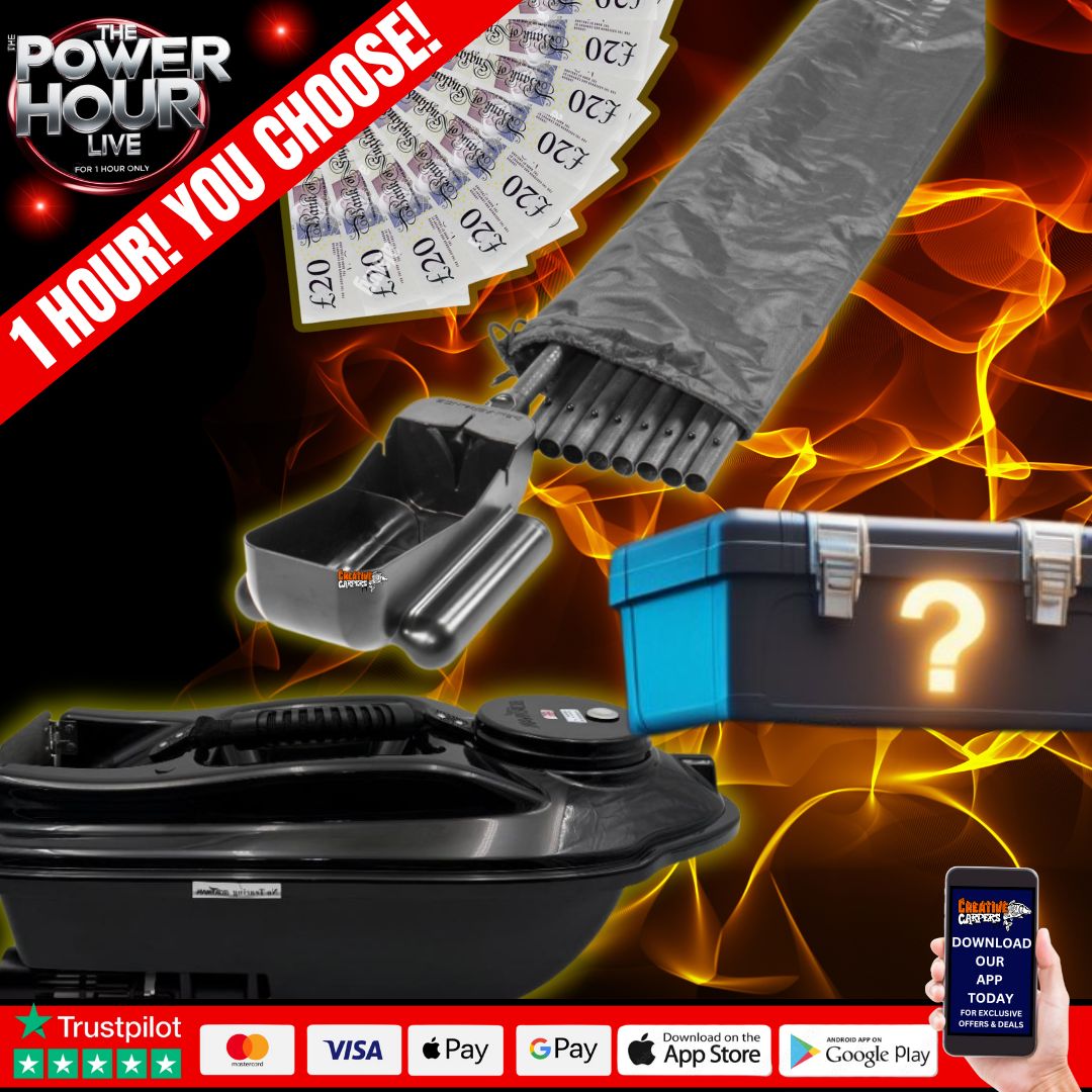 ONE HOUR ONLY! YOU CHOOSE BAIT BOAT, NASH BUSHWHACKER, MYSTERY OR CASH ...