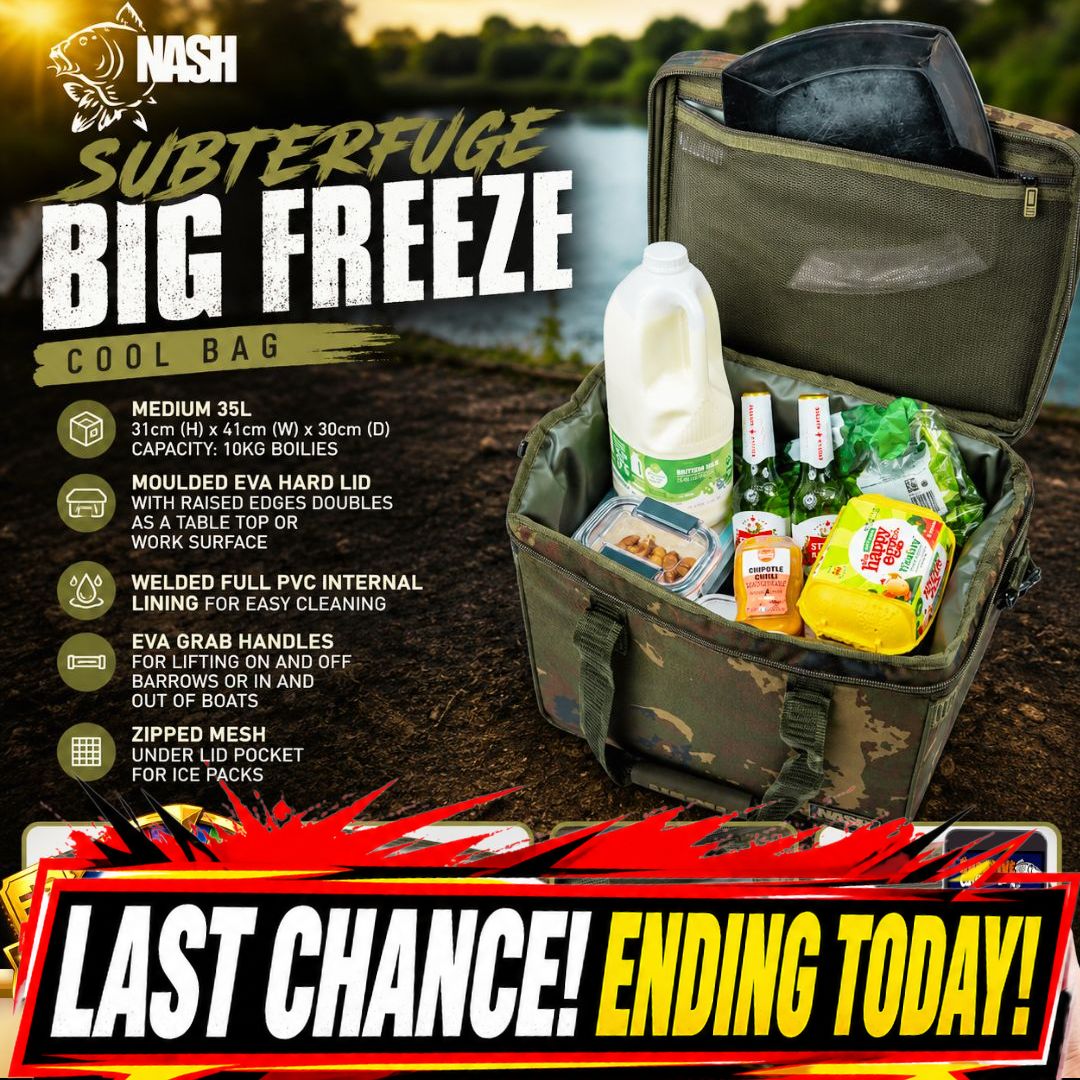 WEEKEND BANGERS NASH SUBTERFUGE BIG FREEZE COOL BAG ENDING TODAY