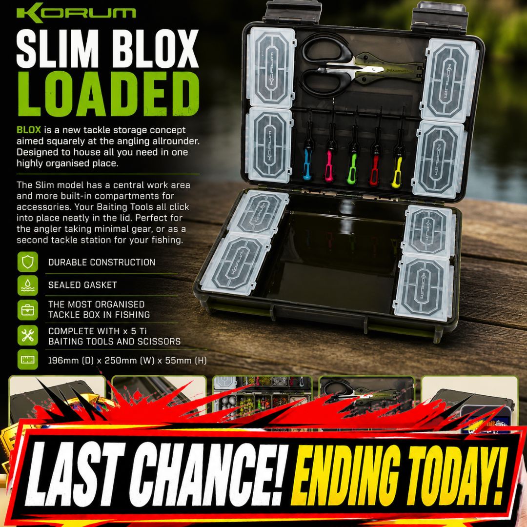 WEEKEND BANGERS KORUM SLIM BLOX LOADED ENDING TODAY