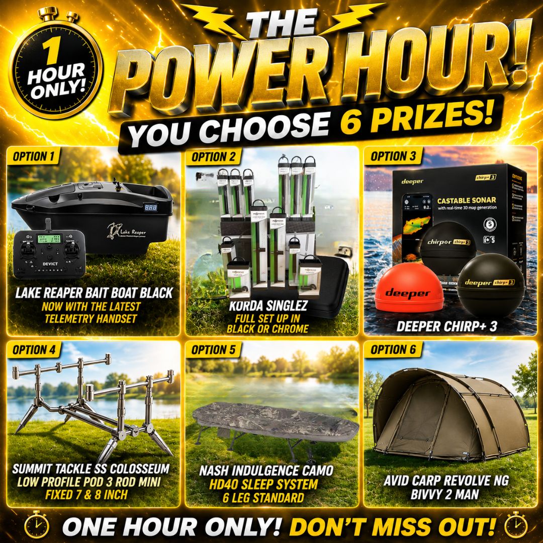 THE POWER HOUR YOU CHOOSE FROM 6 PRIZES