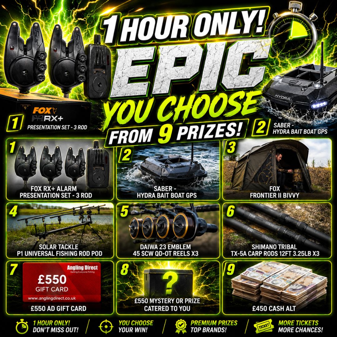 THE POWER HOUR EPIC YOU CHOOSE FROM 9 PRIZES! 1 HOUR ONLY!
