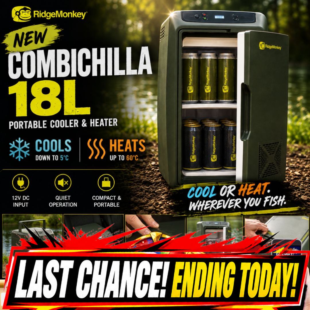 WEEKEND BANGERS RIDGEMONKEY COMBICHILLA 18L ENDING TODAY