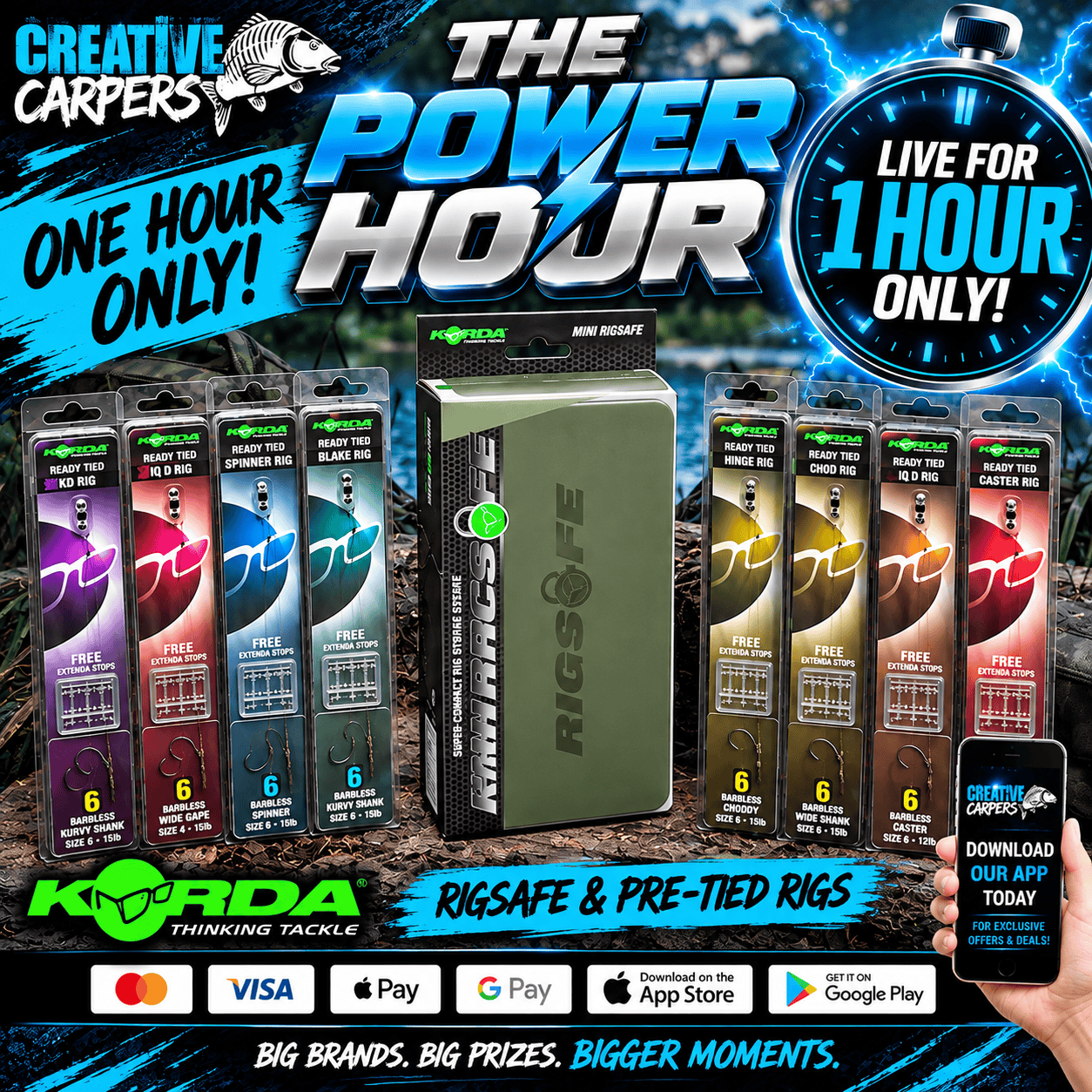 THE POWER HOUR KORDA RIGSAFE & PRE-TIED RIGS