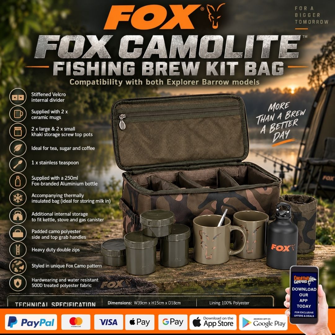 FOX CAMOLITE BREW KIT BAG – ONLY 200 TICKETS