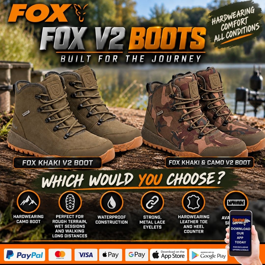 WEEKEND BANGERS YOU CHOOSE FOX KHAKI BOOTS OR FOX KHAKI CAMO BOOTS ENDING MONDAY