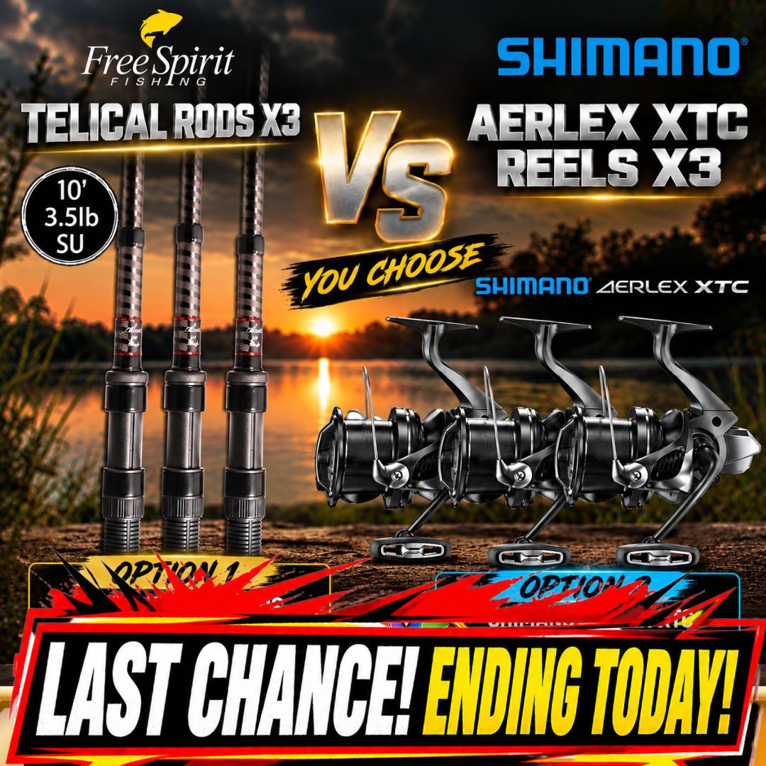 WEEKEND BANGERS *NEW* FREESPIRIT TELICAL RODS X3 VS SHIMANO AERLEX XTC REELS X3 ENDING TODAY