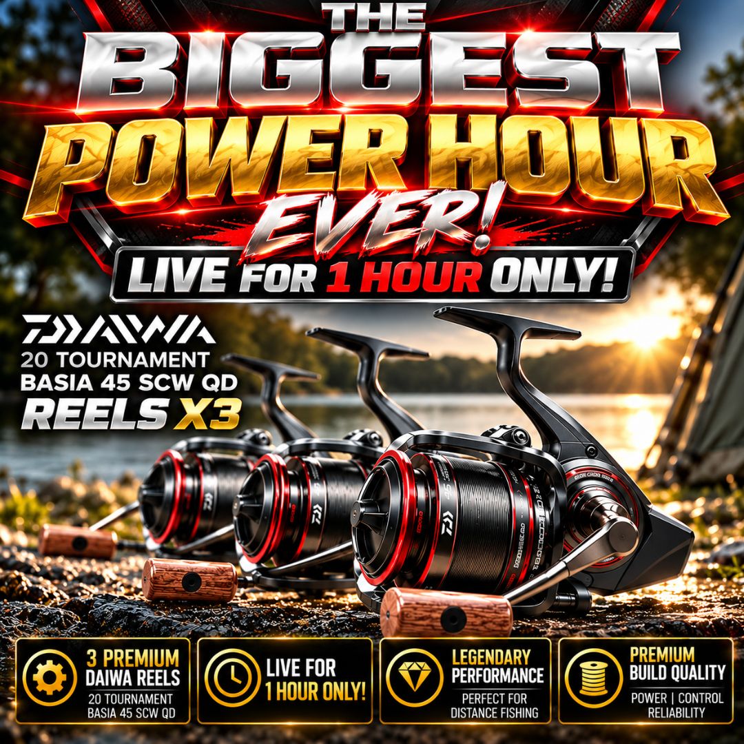 BIGGEST POWER HOUR EVER! DAIWA 20 TOURNAMENT BASIA 45 SCW QD REELS X3