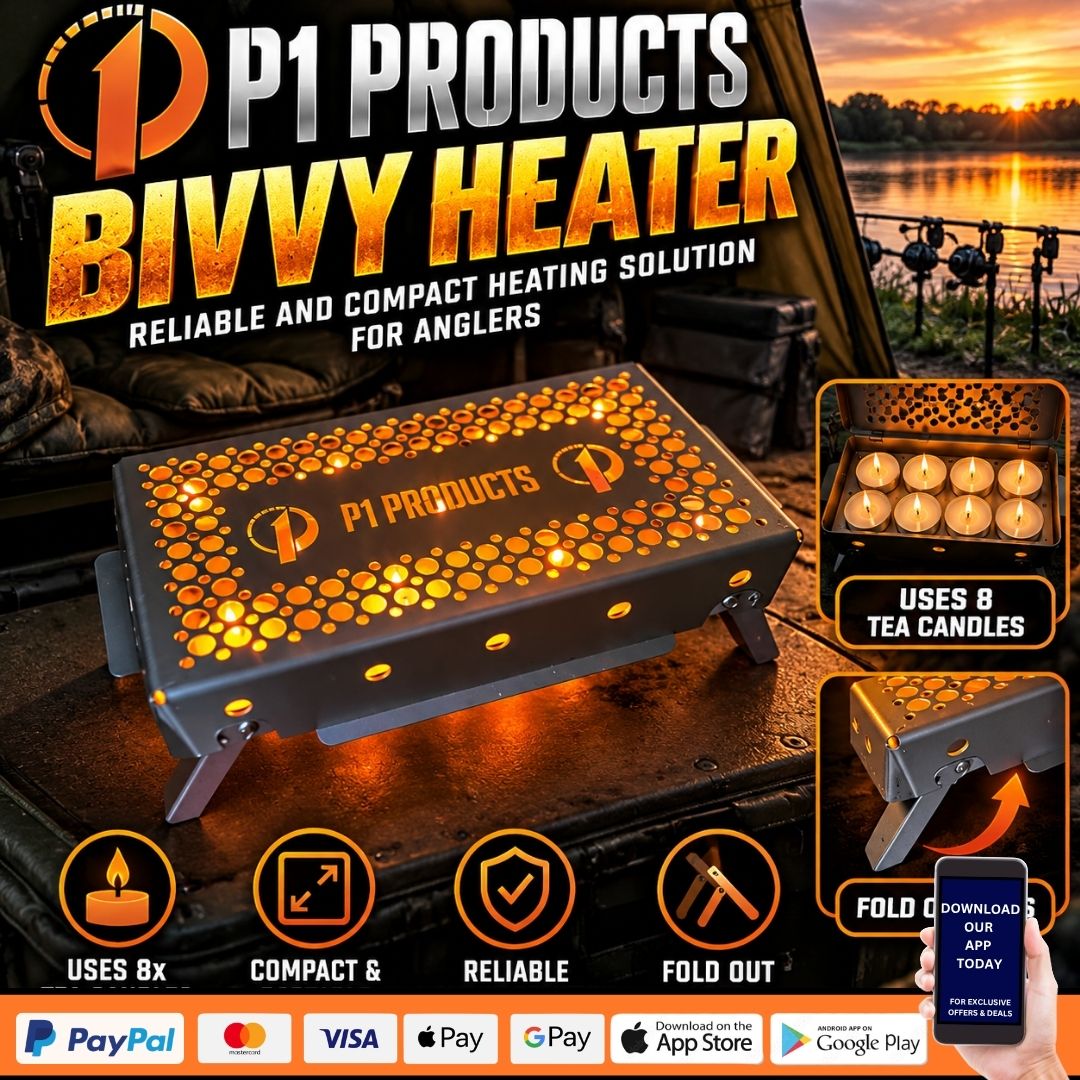 QUICK BITE P1 PRODUCTS BIVVY HEATER – ONLY 200 TICKETS