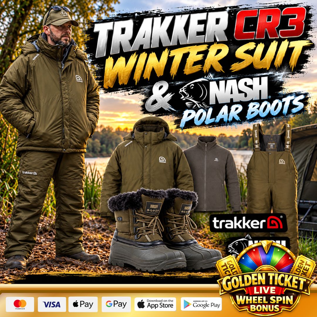 WEEKEND BANGERS TRAKKER CR3 WINTER SUIT & NASH POLAR BOOTS